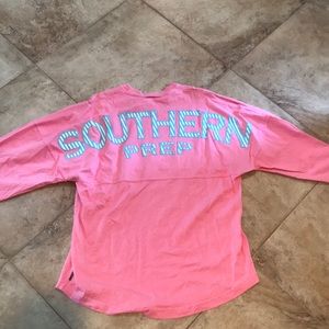 Spirit long sleeve southern prep shirt